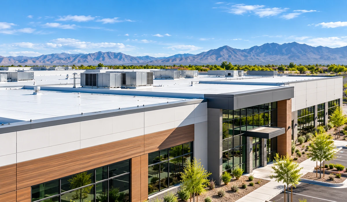 Illustrative commercial building