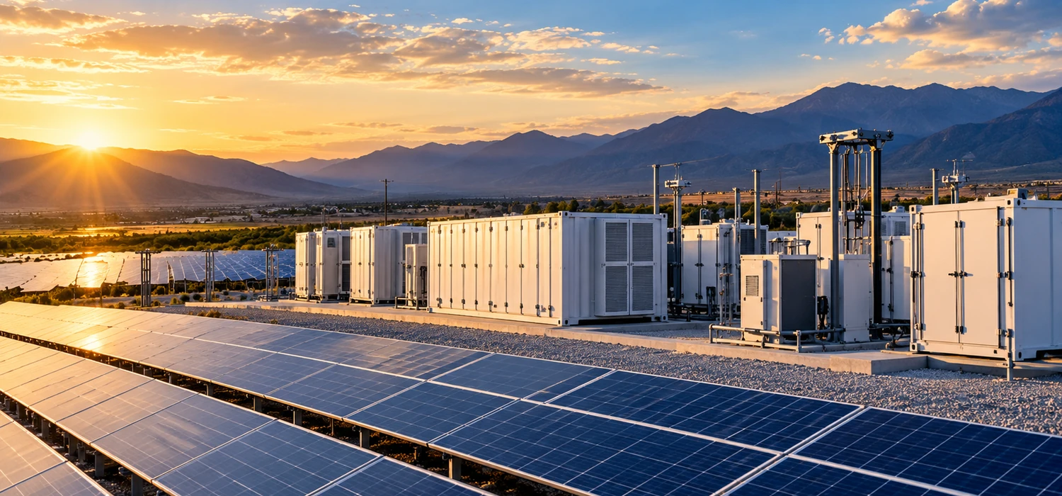 Illustrative industrial battery and energy infrastructure
